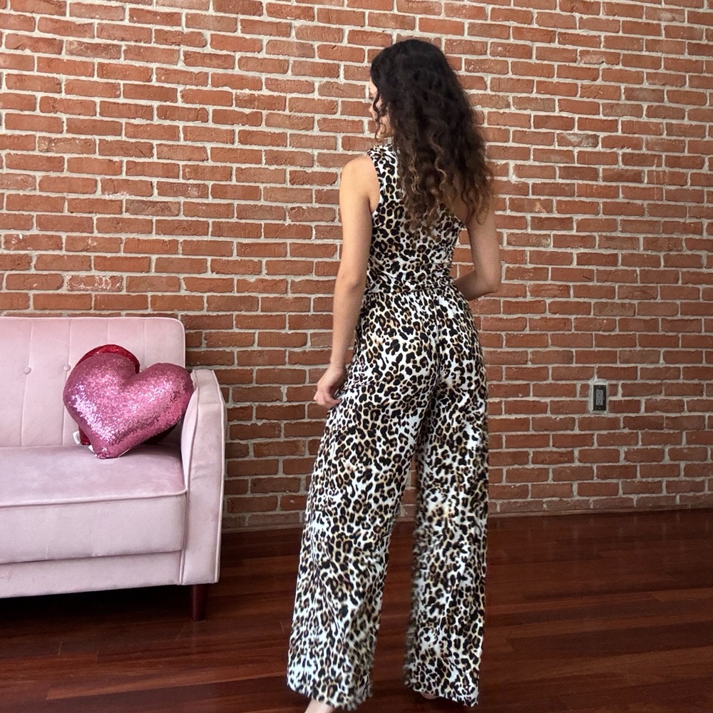 Leopard Print Jumpsuit